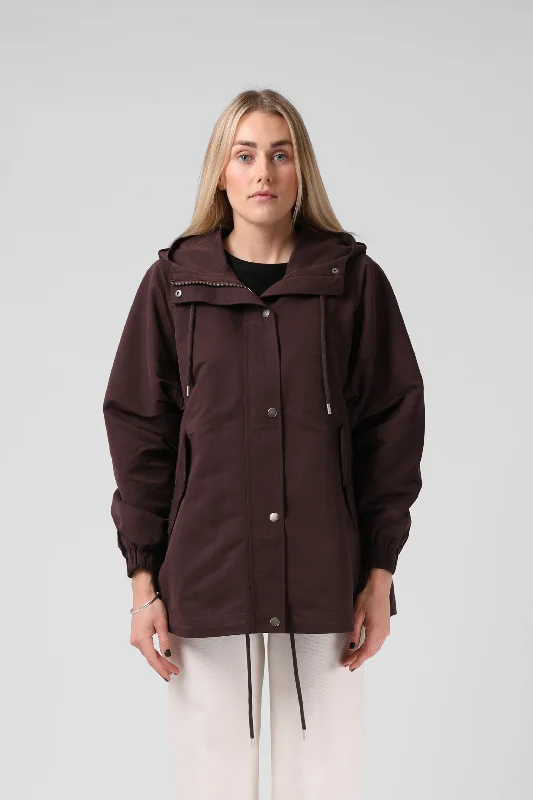 Harlow Jacket - Chocolate Plum