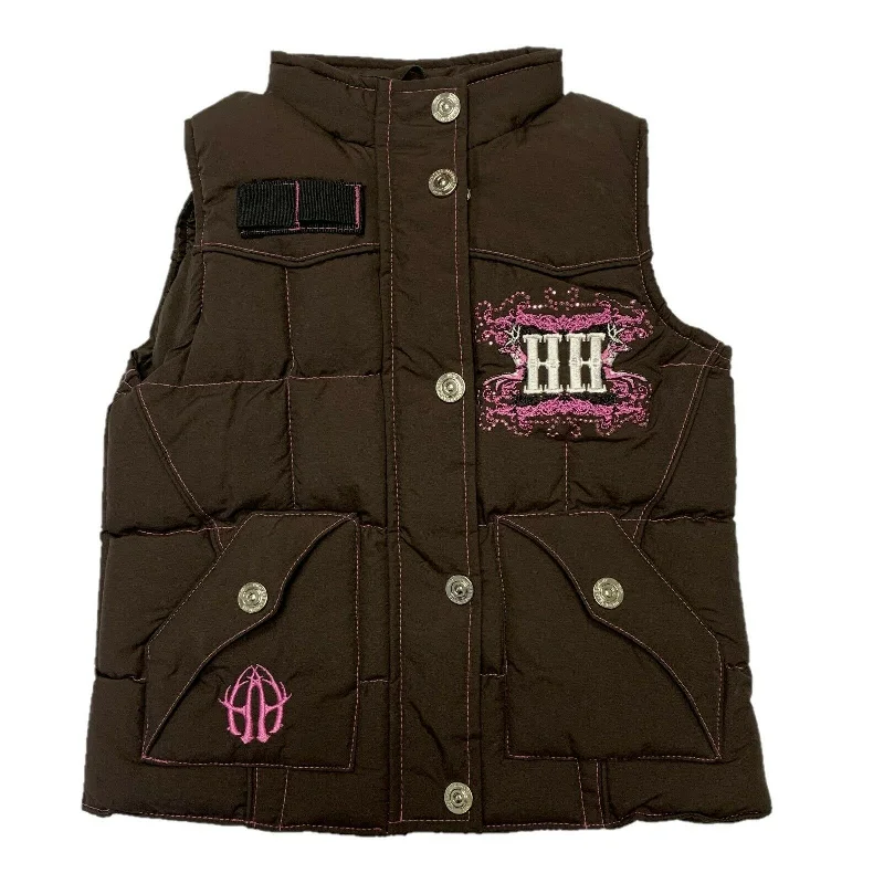 Hunters Hardware Girl's Brown Poly-Fill Vest 886088-660