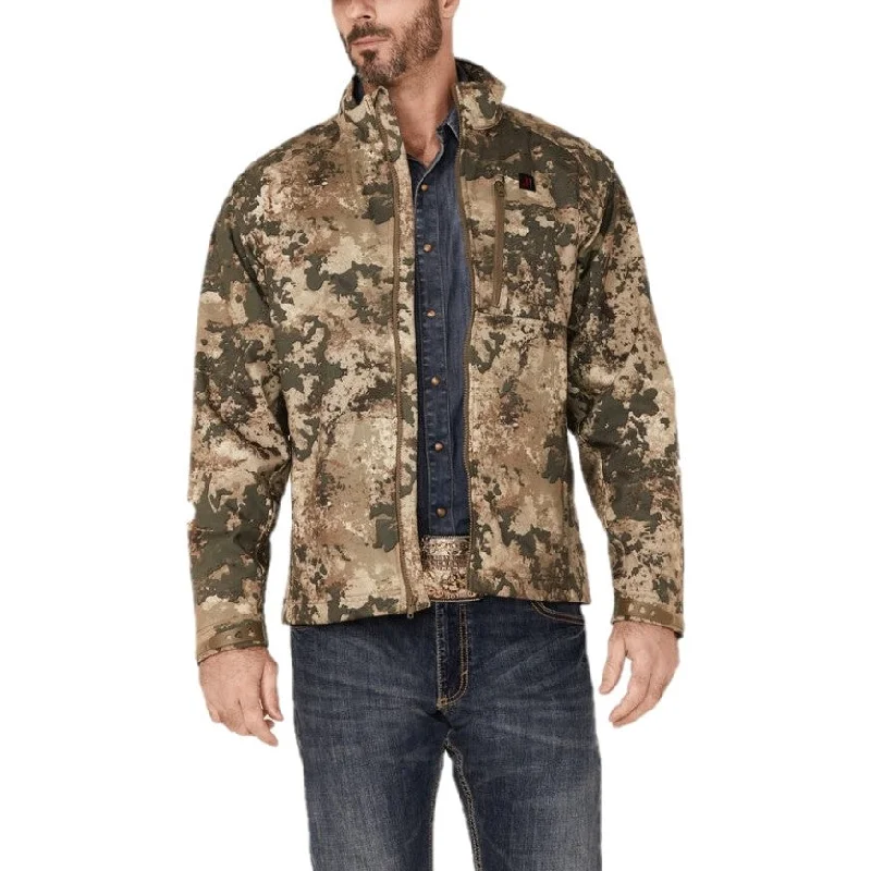 Justin Men's Stillwater Camo Print Softshell Jacket J-1467CMO