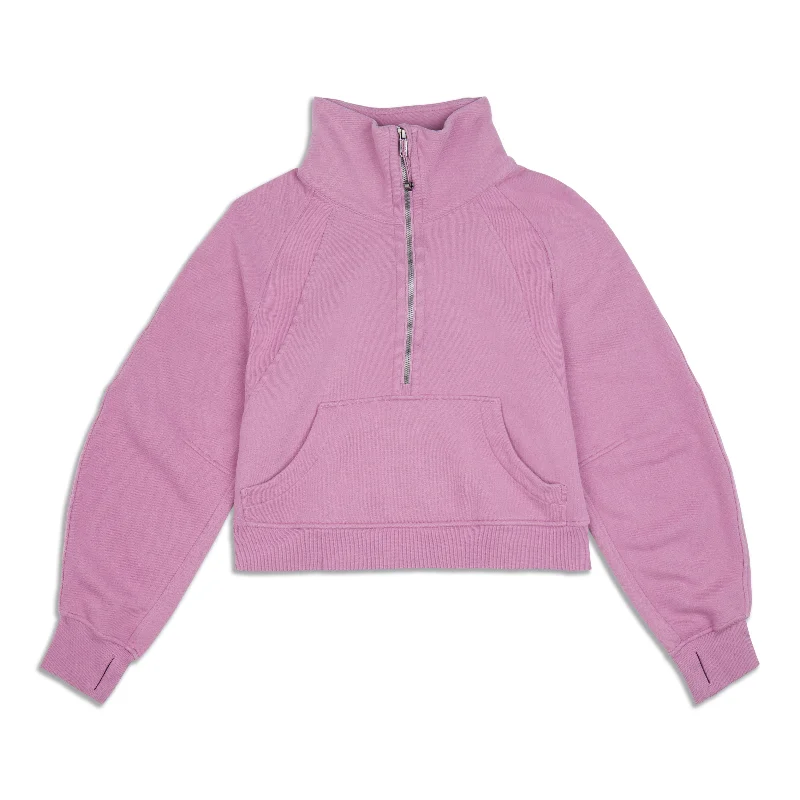 Scuba Oversized Funnel Neck Half Zip - Resale