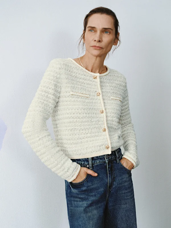 Cropped Skinny Knitted Cardigans