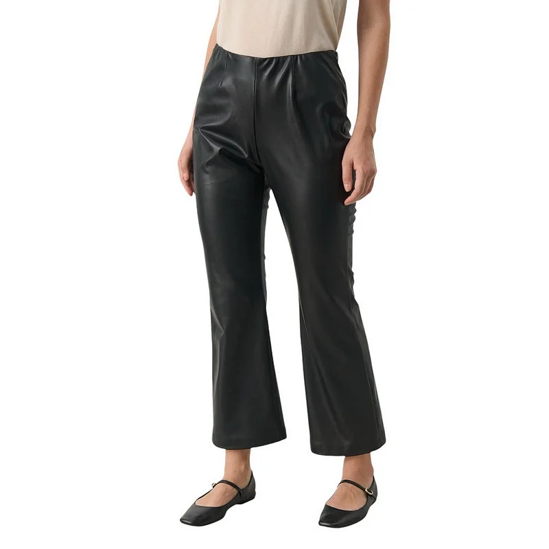 Lorenza Leather-look Trousers in Black