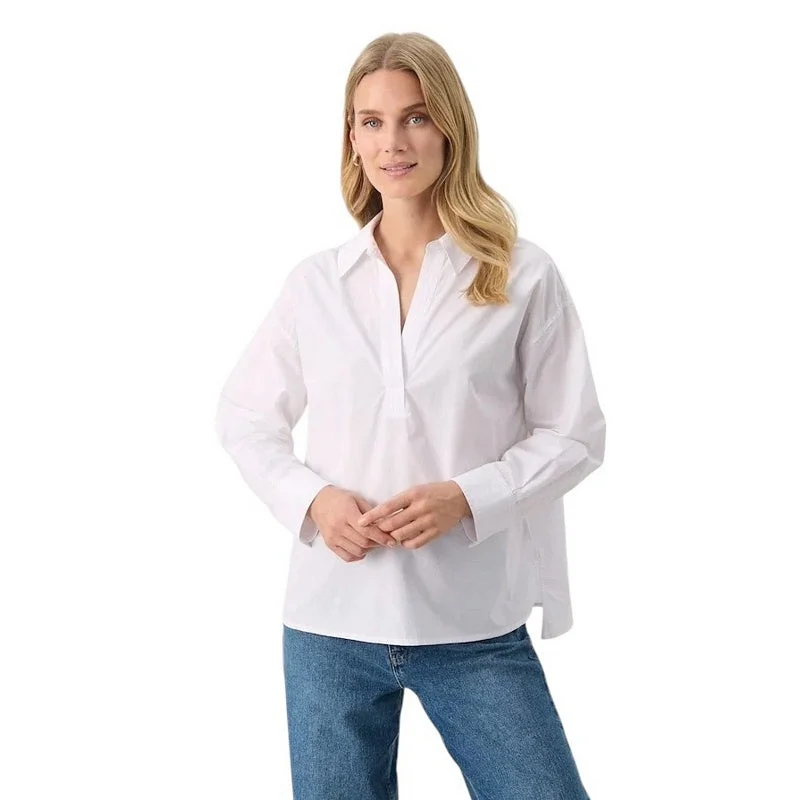 Lynne Cotton Shirt Bright White