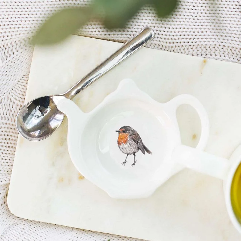 Robin Tea Tidy Gift Boxed