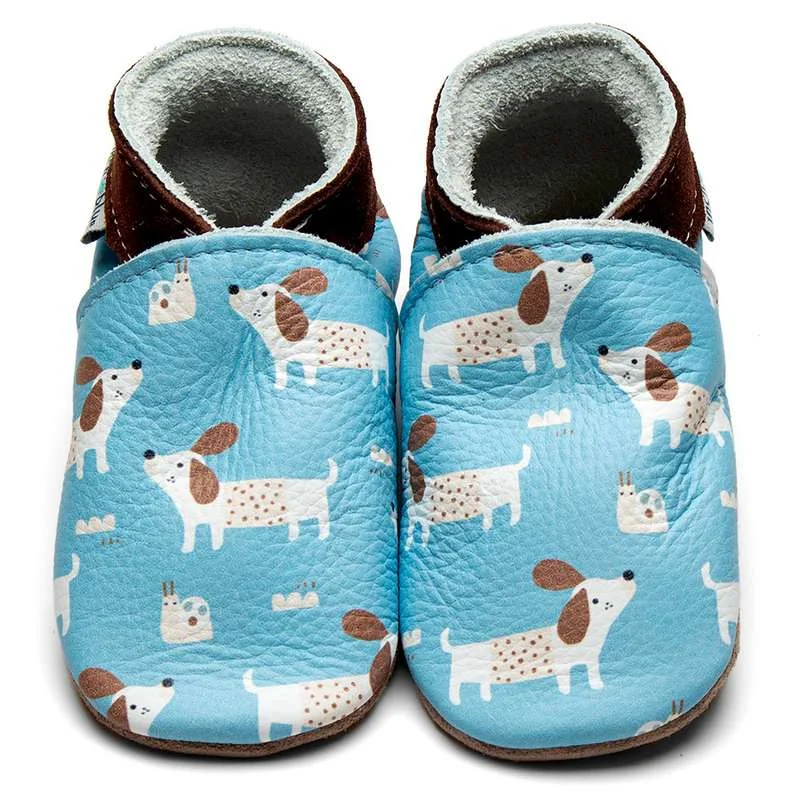 Scout Blue Baby Booties