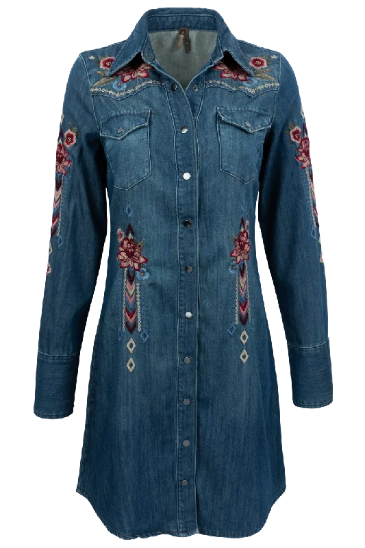 Stetson Women's Dark Denim Shirt Dress